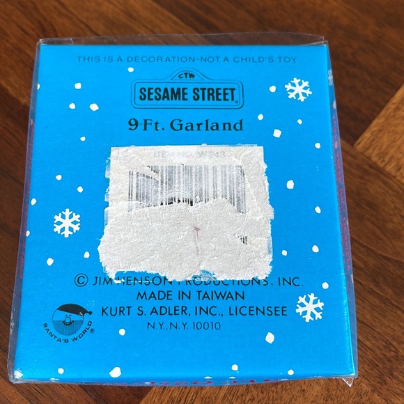 VINTAGE 90S BIG BIRD 9 FT. LENGTH PAPER GARLAND BY KURT ADLER - ADORABLE! - Picture 3 of 5